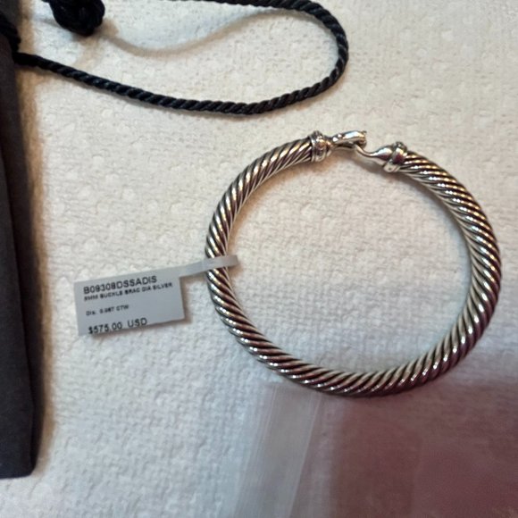 David Yurman Classic Cable Buckle Bracelet 5MM - Picture 1 of 6